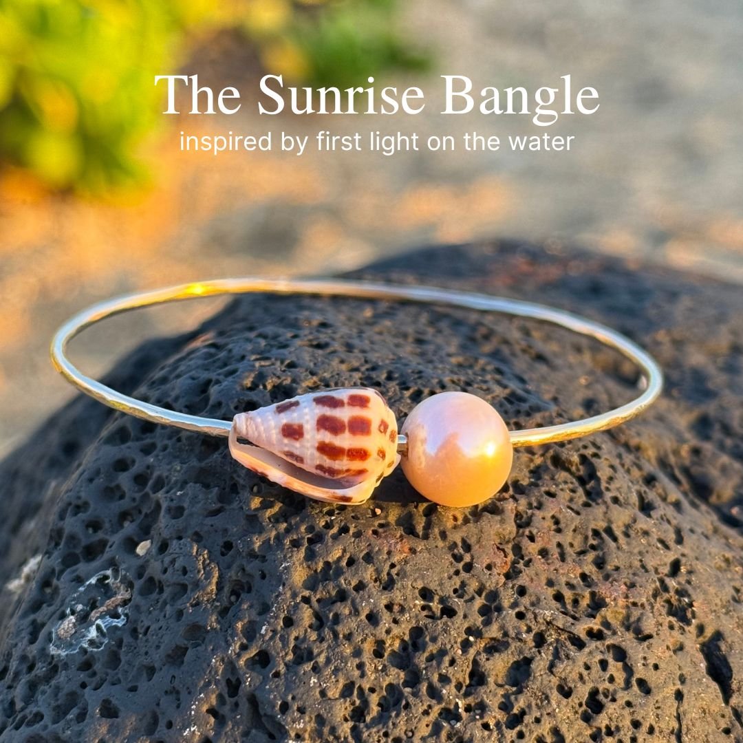 Sunrise Bangle - AMBEROSE JEWELRY