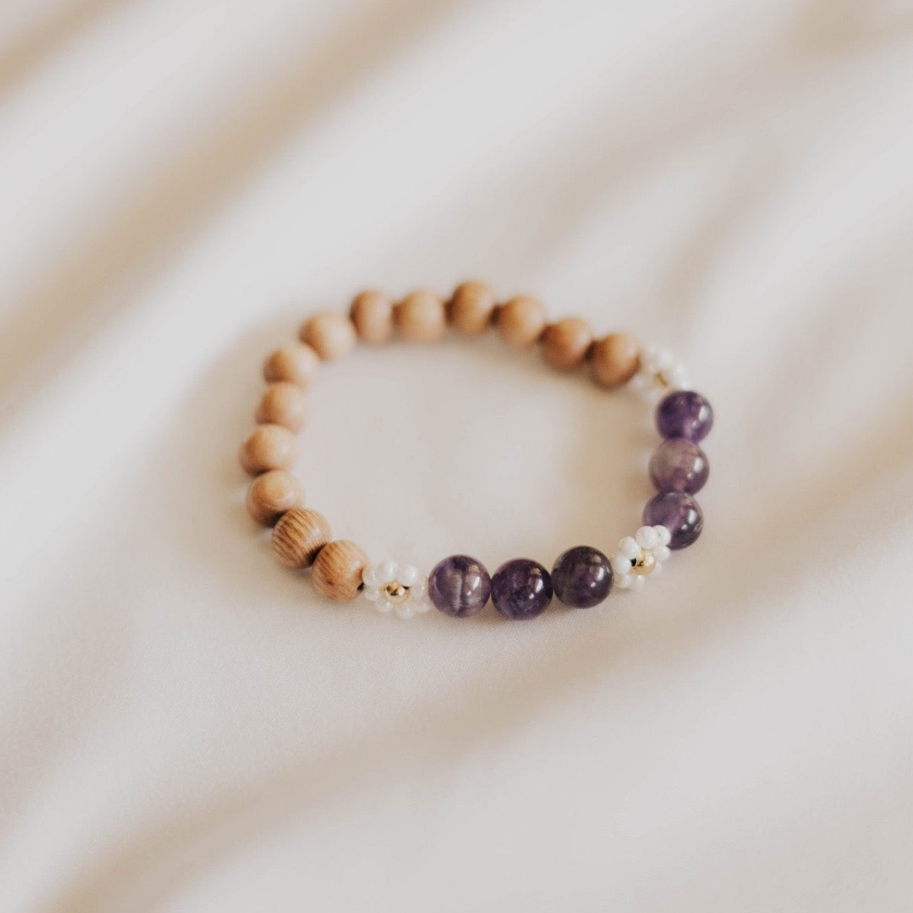 Amethyst Amber Bracelet - AMBEROSE JEWELRY