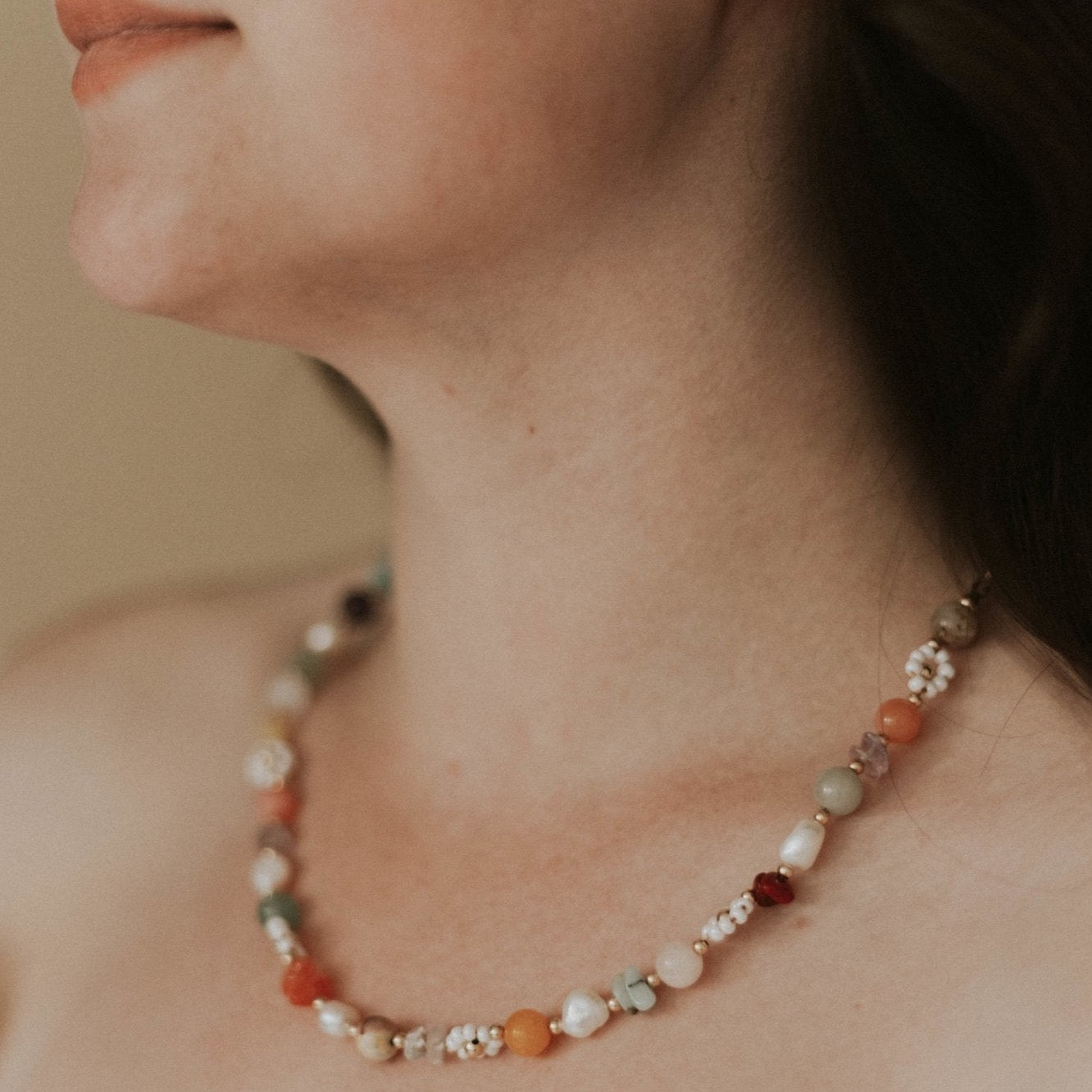 Eclectic Necklace - AMBEROSE JEWELRY